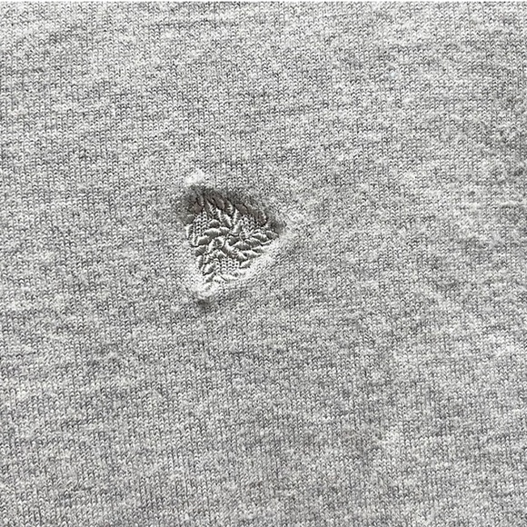 ROY ROBSON Men’s Gray V-Neck Merino Wool SHAPE FIT Pull Over Sweater Size Large - Picture 3 of 8